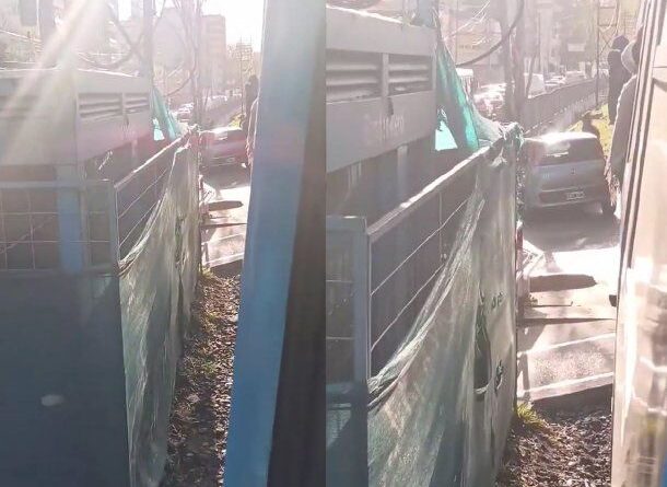 Una formación del tren Sarmiento chocó con un auto en Ramos Mejía: hay demoras y cancelaciones en el servicio