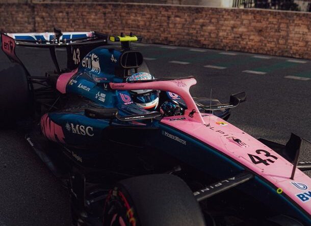Colapinto hizo el trabajo de Gasly y después tuvo que salvarse solo en Bakú
