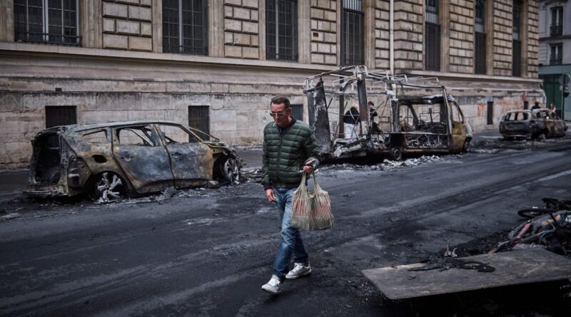Francia impone toques de queda para contener los saqueos tras los disturbios contra el aumento del costo de vida